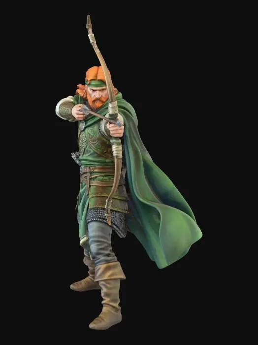 3D model for Archer of the Emerald Forest