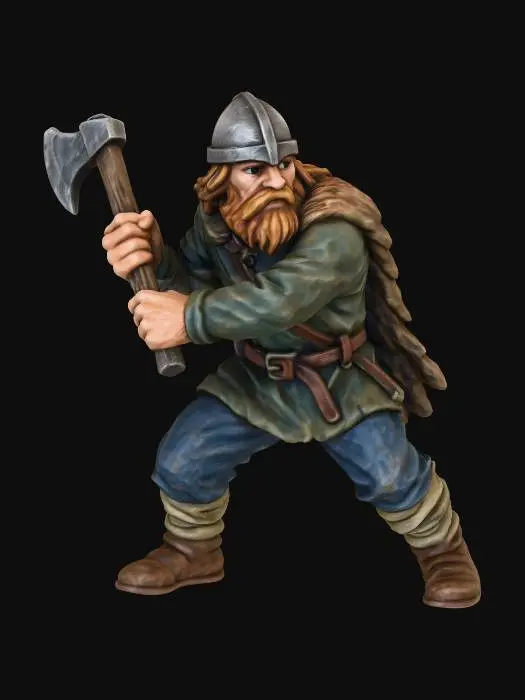3D model for Axe-Wielding Dwarf