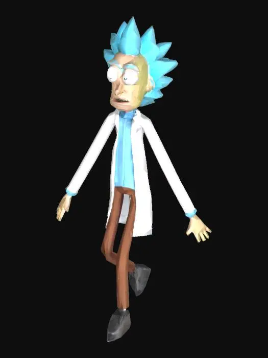 3D model for Rick Sanchez