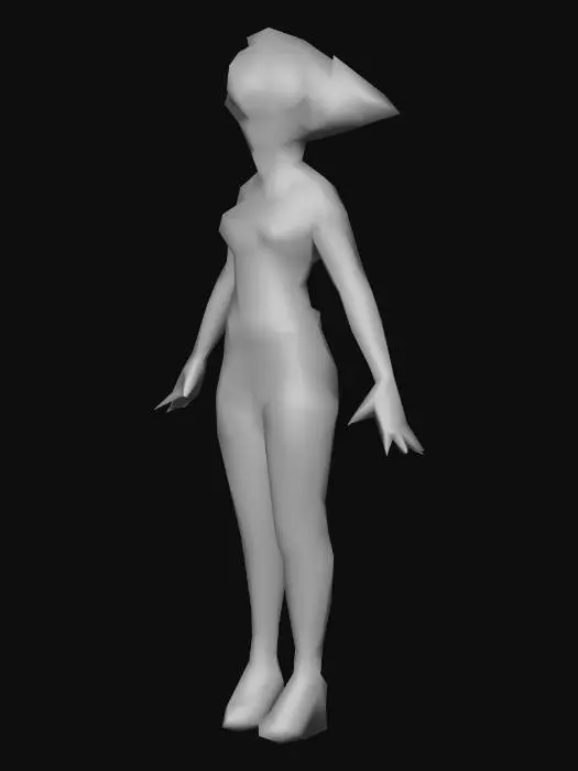 3D model for Low Poly Tiny