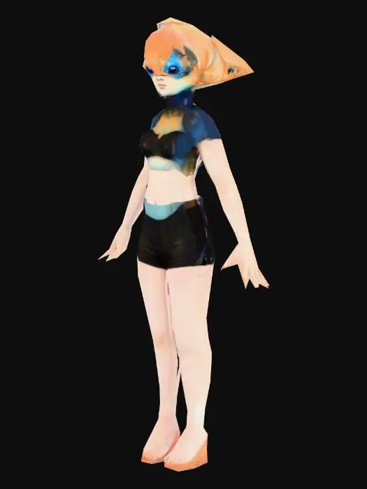 3D model for Low Poly Tiny