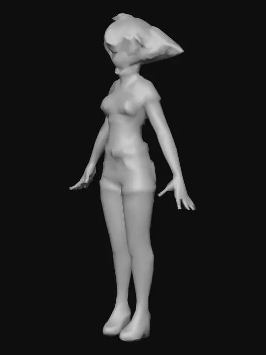 3D model for Low Poly Tiny