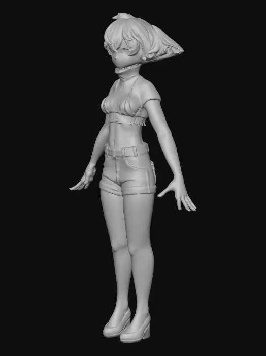 3D model for Low Poly Tiny