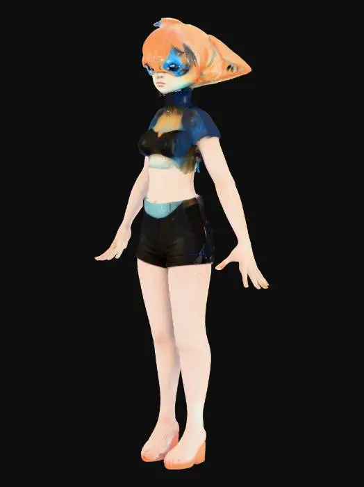 3D model for Low Poly Tiny