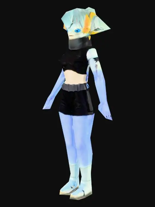 3D model for Low Poly Tiny