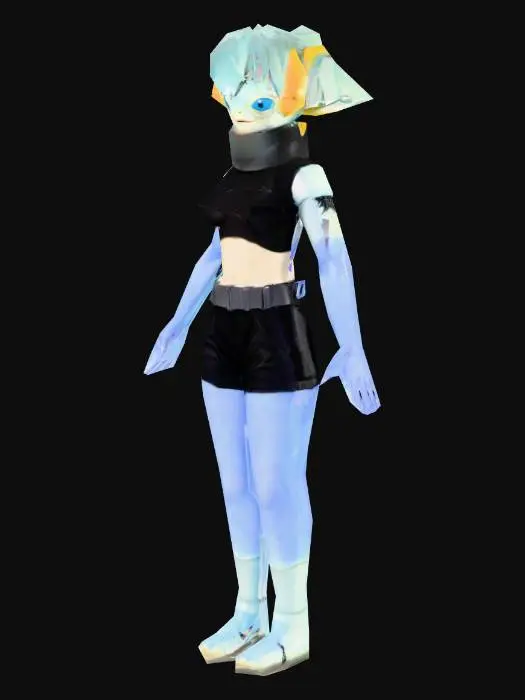 3D model for Low Poly Tiny