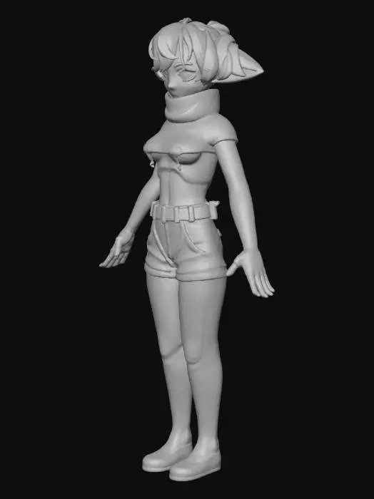 3D model for Low Poly Tiny