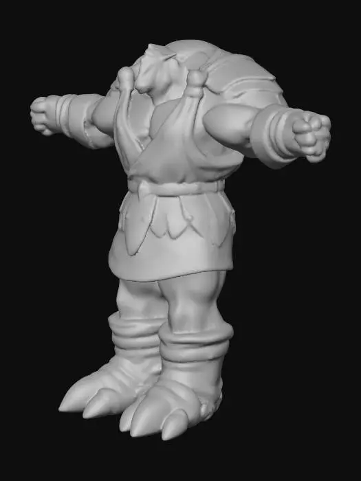 3D model for Behemoth Warrior