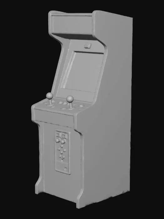 3D model for arcade cabinet