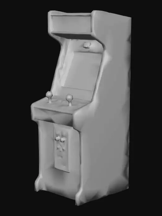 3D model for arcade cabinet