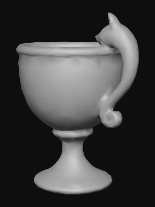 3D model for A chalice inspired by a tanuki