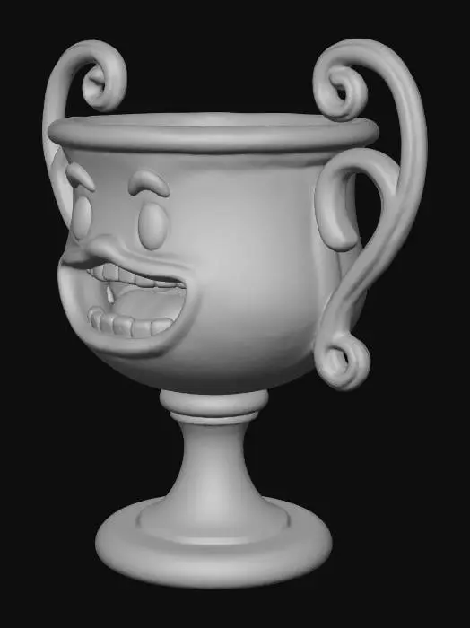 3D model for A chalice inspired by a tanuki