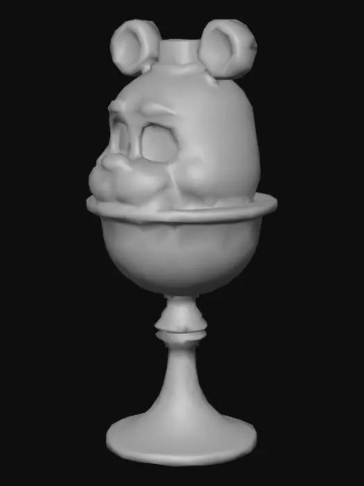 3D model for a chalice inspired by five nighs at freddys