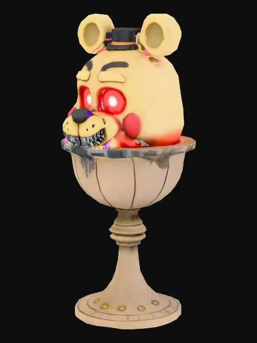 3D model for a chalice inspired by five nighs at freddys