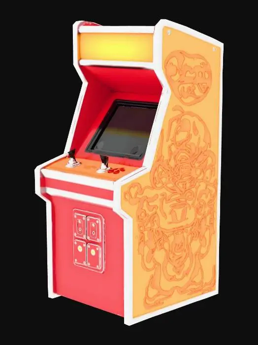 3D model for arcade cabinet