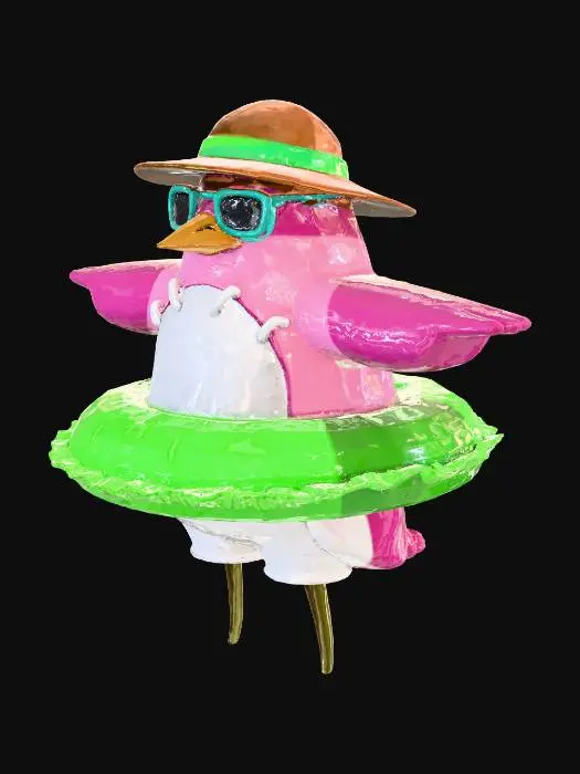 3D model for Beachy Penguin
