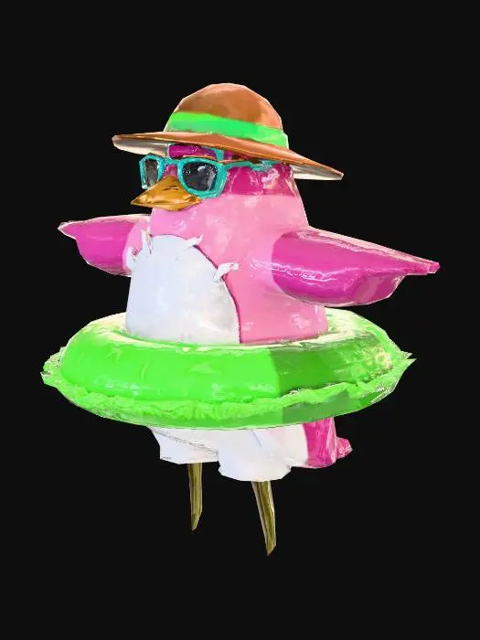 3D model for Beachy Penguin