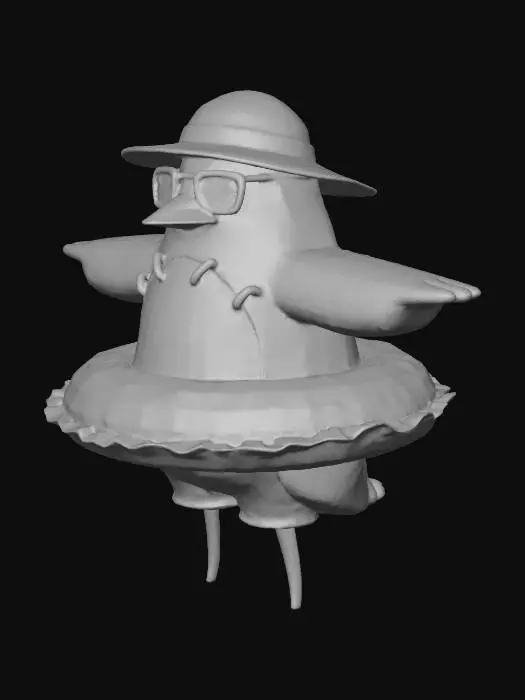 3D model for Beachy Penguin