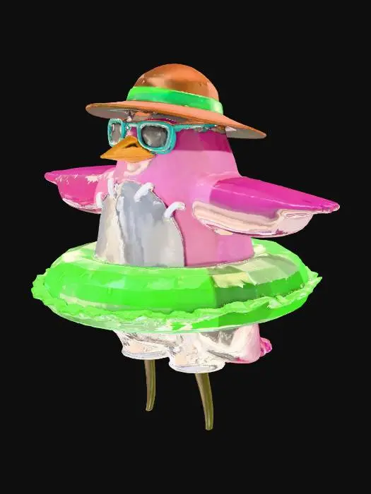 3D model for Beachy Penguin