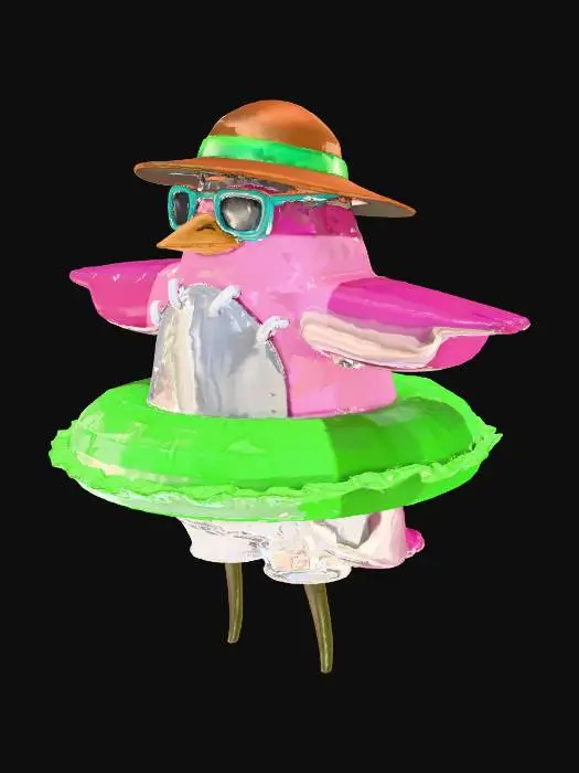 3D model for Beachy Penguin