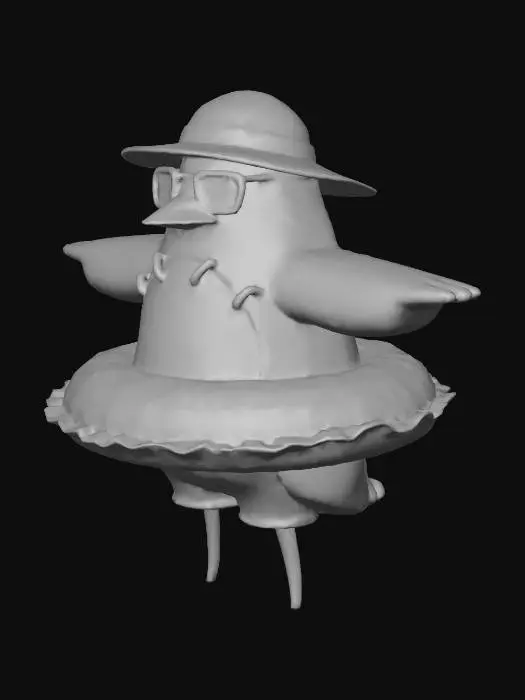 3D model for Beachy Penguin