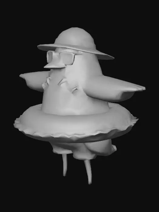 3D model for Beachy Penguin