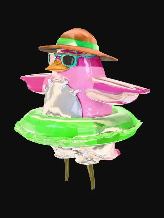 3D model for Beachy Penguin