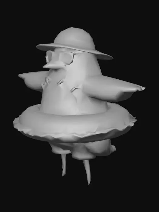 3D model for Beachy Penguin