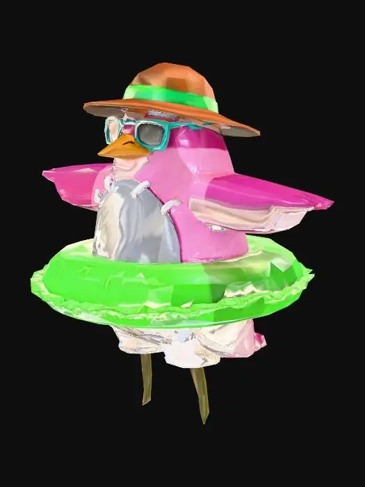 3D model for Beachy Penguin