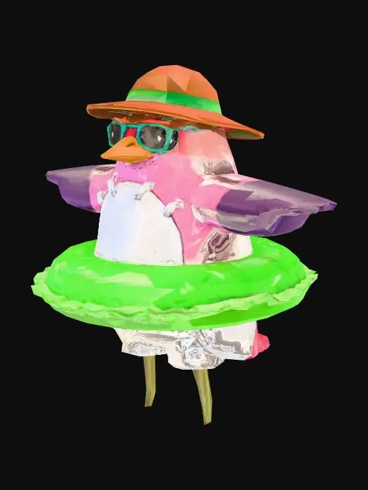 3D model for Beachy Penguin