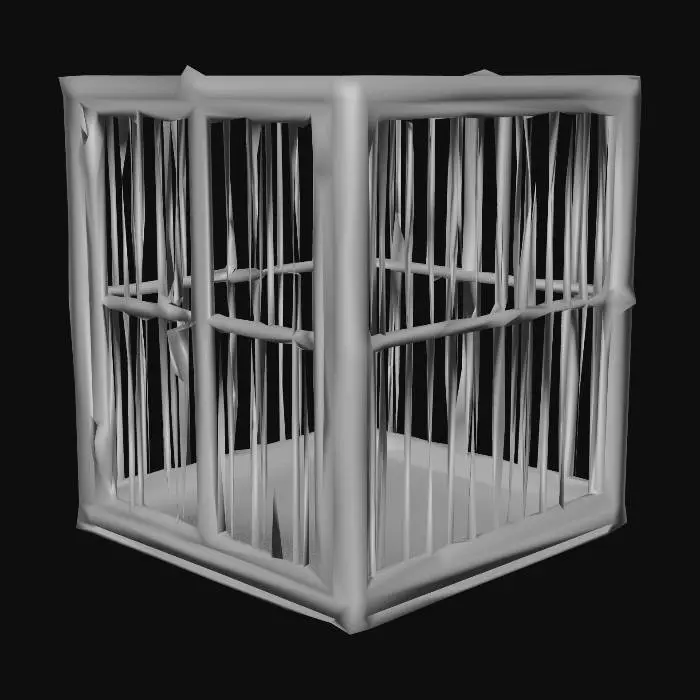 3D model for hyper realistic dog cage