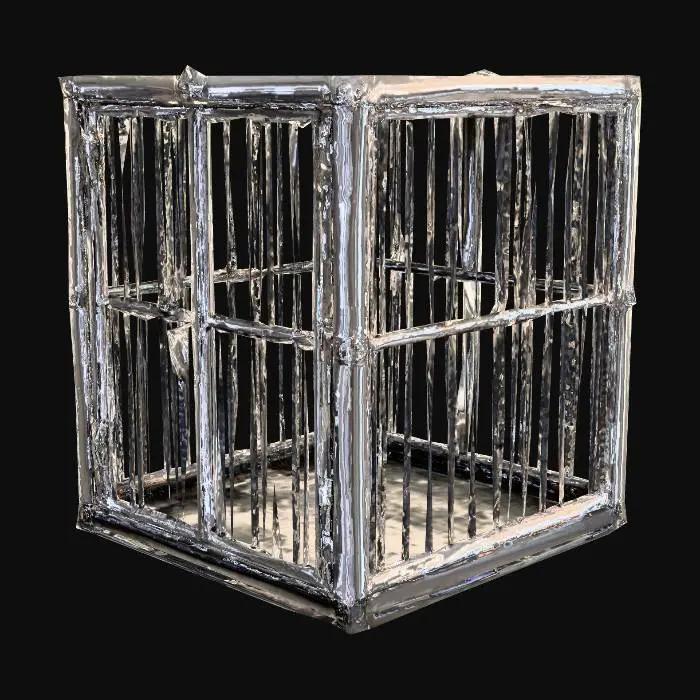 3D model for hyper realistic dog cage