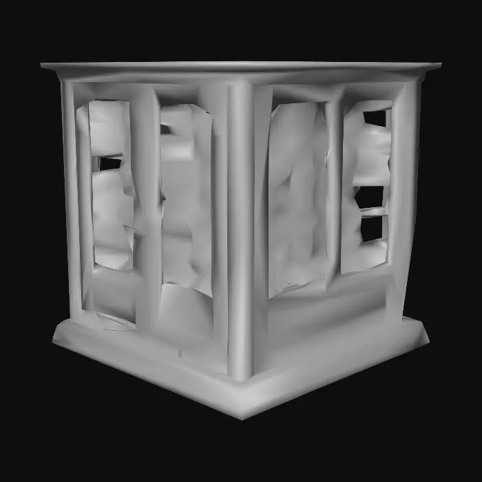 3D model for hyper realistic dog cage