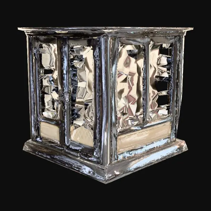 3D model for hyper realistic dog cage