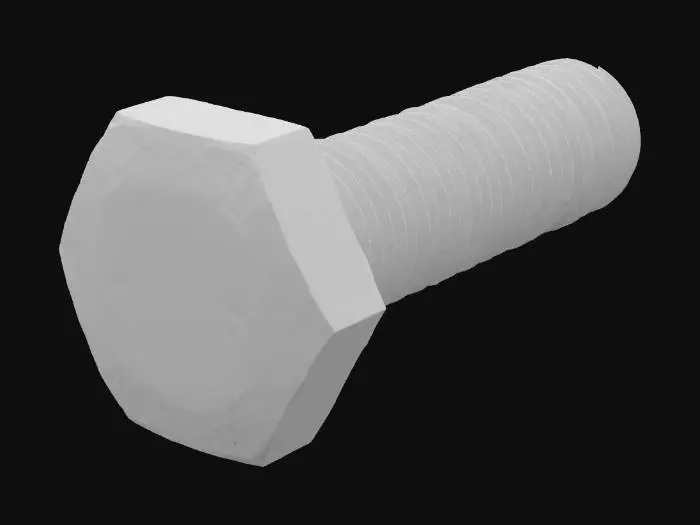 3D model for Hex Bolt