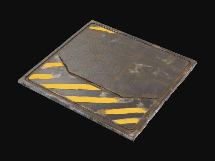 3D model for Metal Hatch Cover