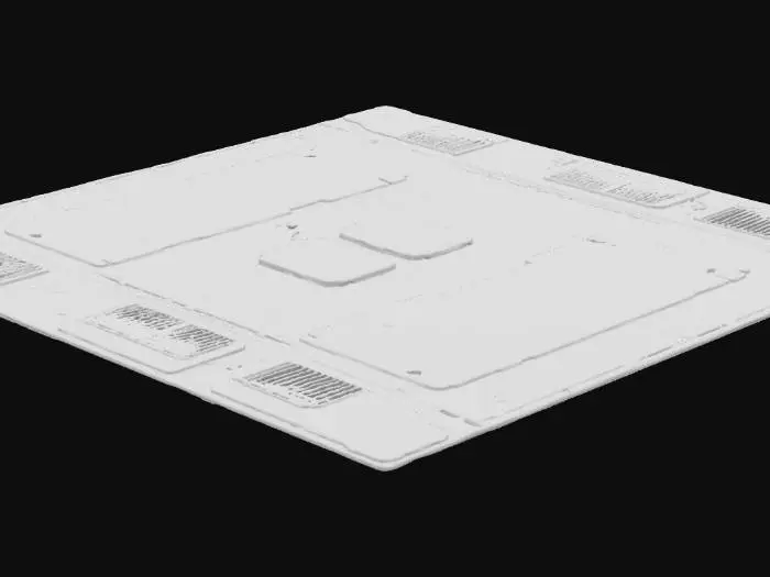 3D model for Futuristic Floor Panel Design