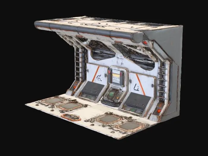 3D model for Spacecraft Control Panel
