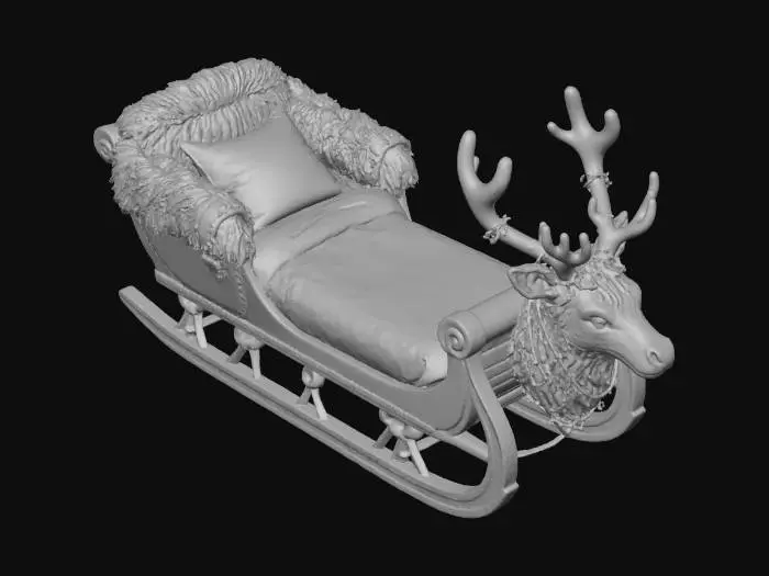 3D model for Winter Sleigh Delight, #Christmas2025#