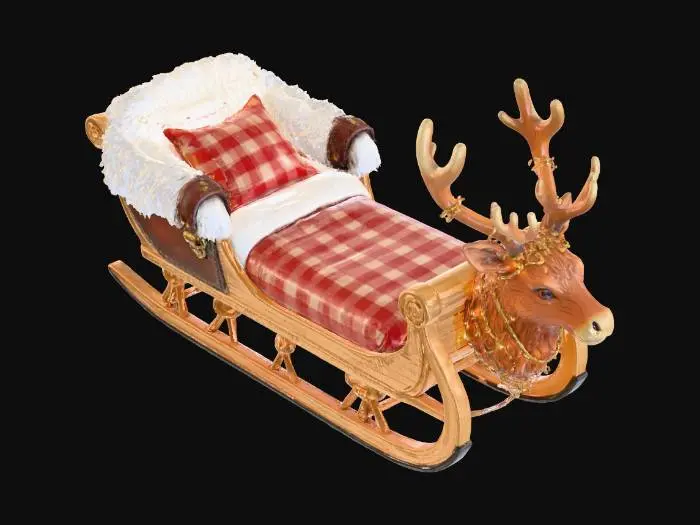 3D model for Winter Sleigh Delight, #Christmas2025#