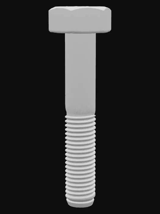 3D model for Hex Bolt