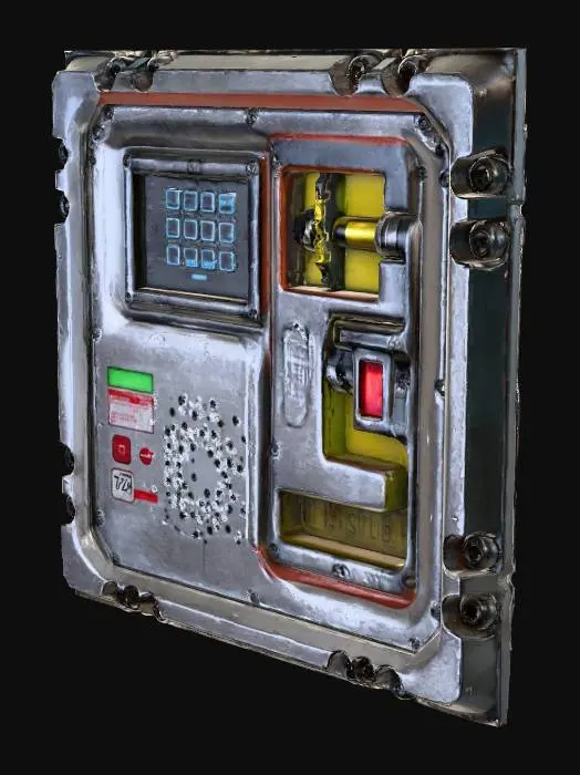 3D model for Control Panel Interface