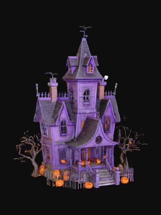 3D model for Haunted Manor, #Halloween2025#