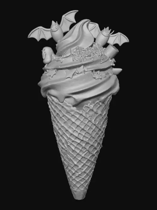 3D model for Halloween Delight Cone, #Halloween2025#