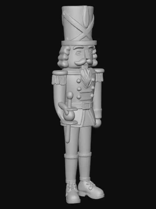 3D model for Nutcracker Crystal Ornament, #Christmas2025#