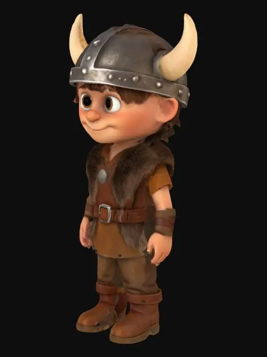 3D model for Viking Kid Adventure