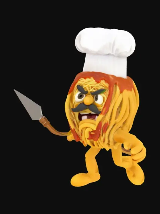 3D model for Spaghetti Warrior Chef Named Tomball
#TOMBALL#