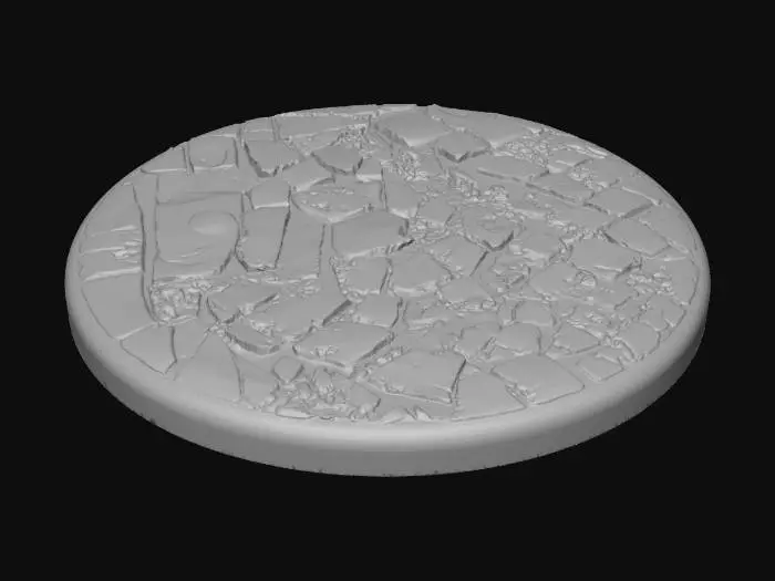 3D model for Stone Base Platform