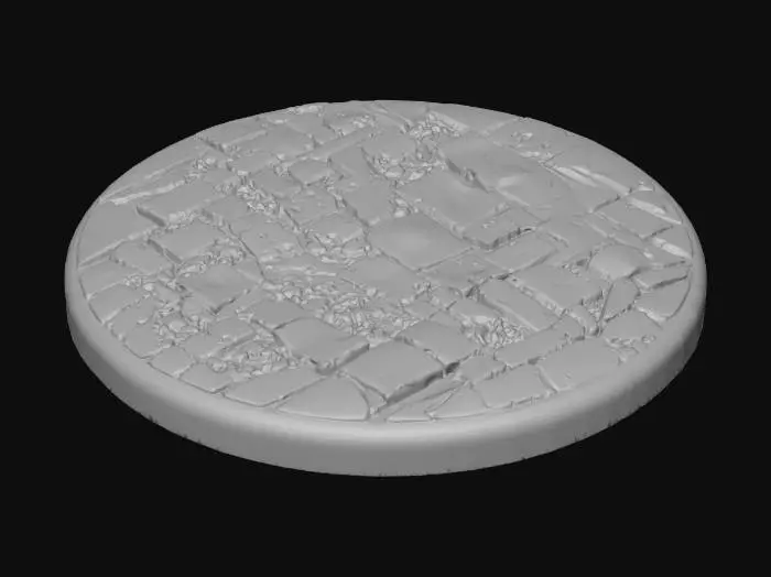 3D model for Stone Base Platform