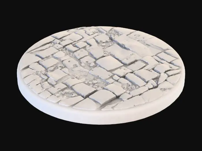 3D model for Stone Base Platform